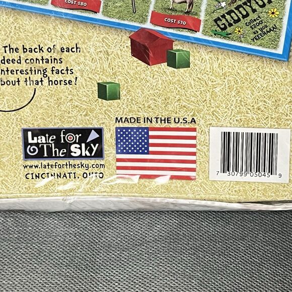 Horse-Opoly Board Game by Late For The Sky NEW-SEALED Horseopoly-Monopoly Game - Picture 4 of 9